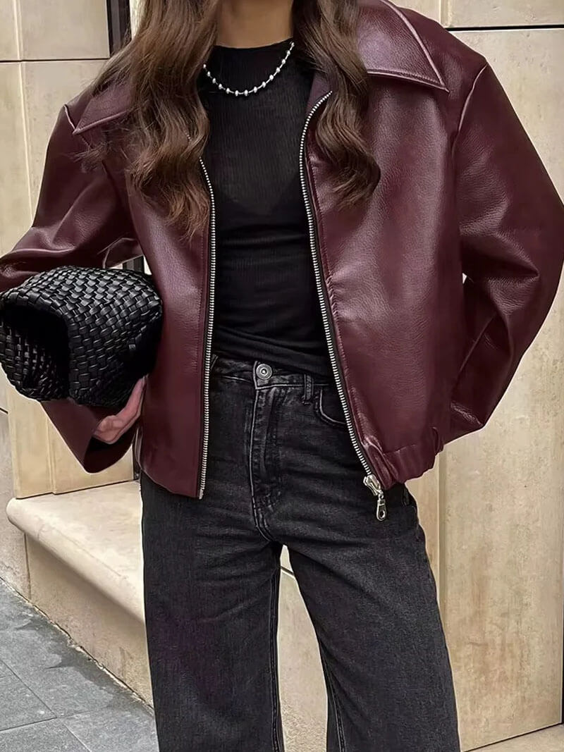 Romy Vegan Leather Jacket