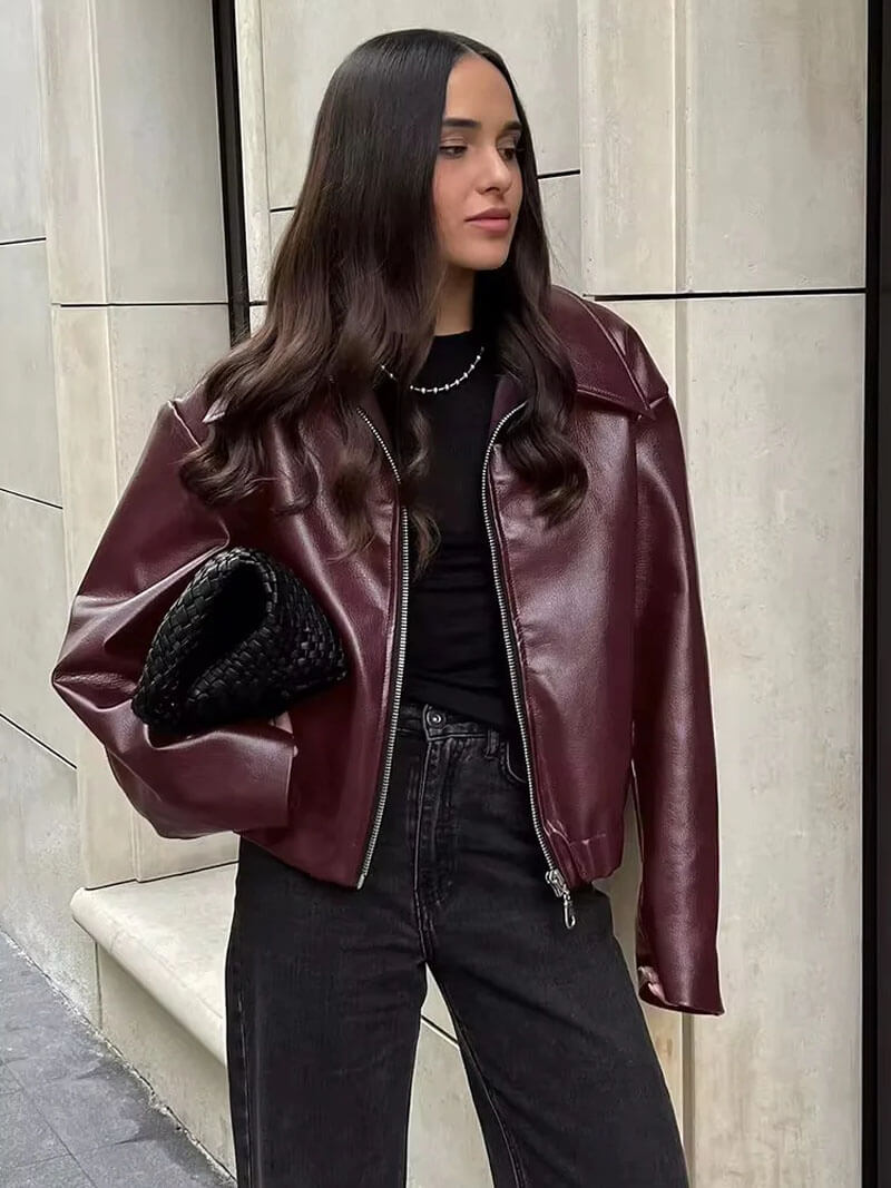 Romy Vegan Leather Jacket