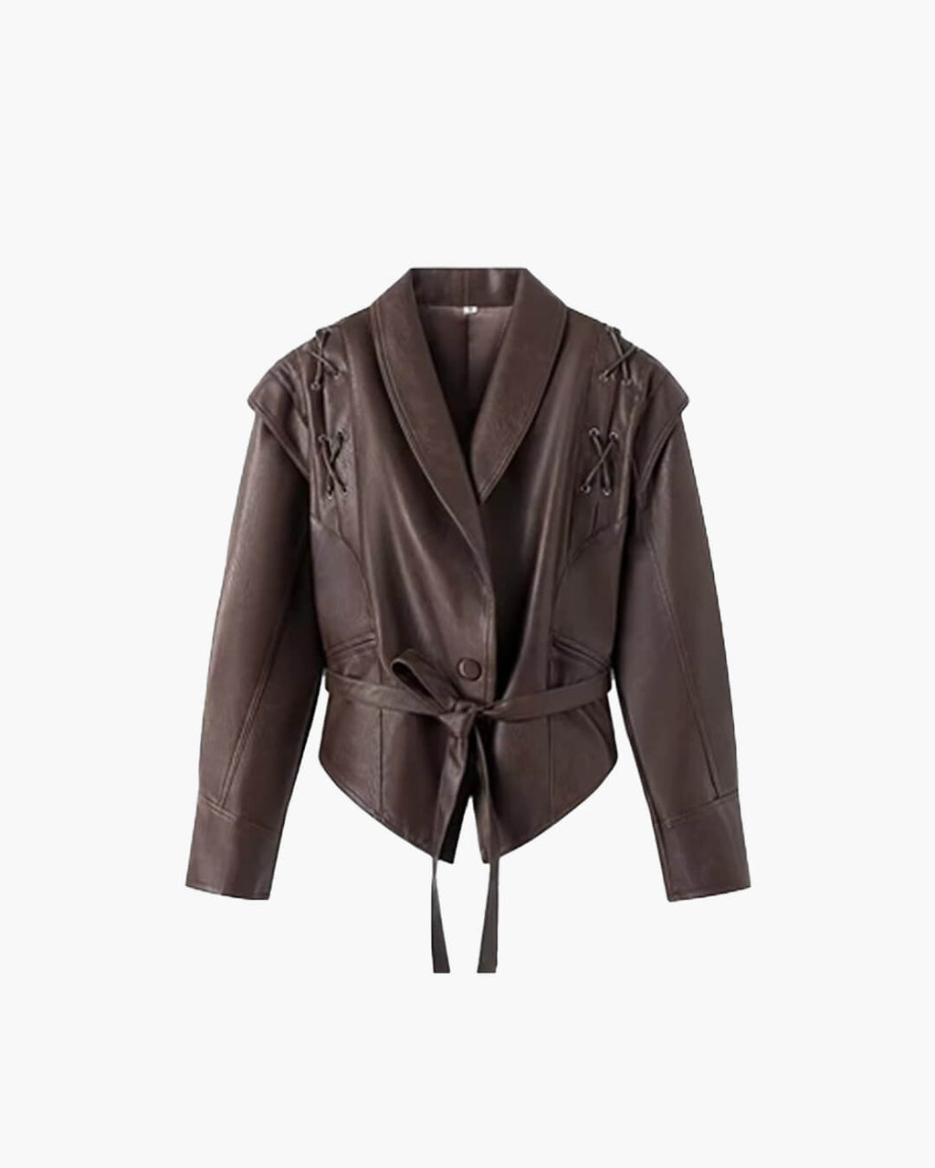 Zyra Biker Vegan Leather Jacket