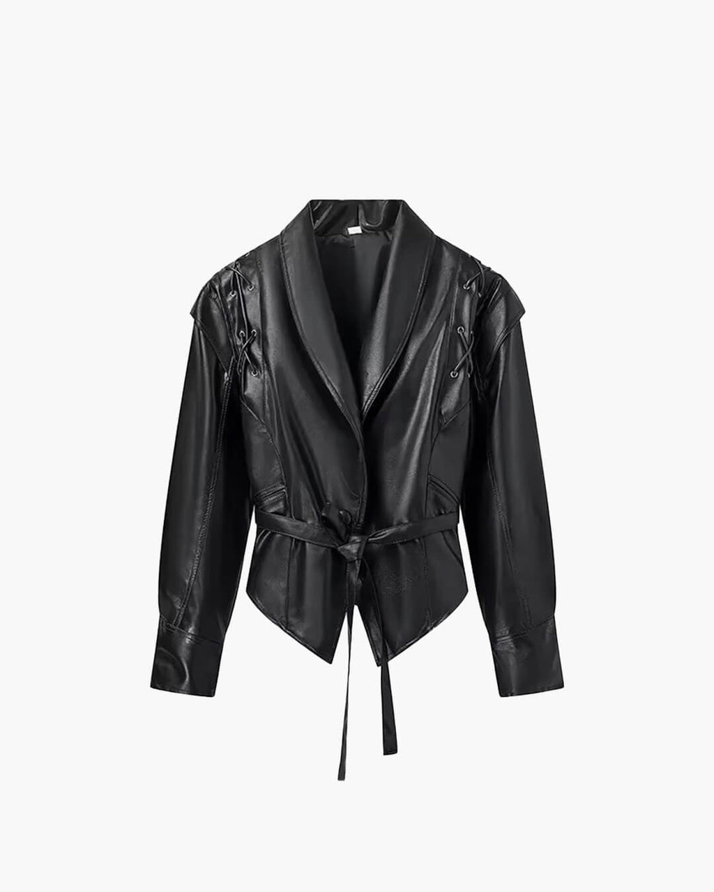 Zyra Biker Vegan Leather Jacket