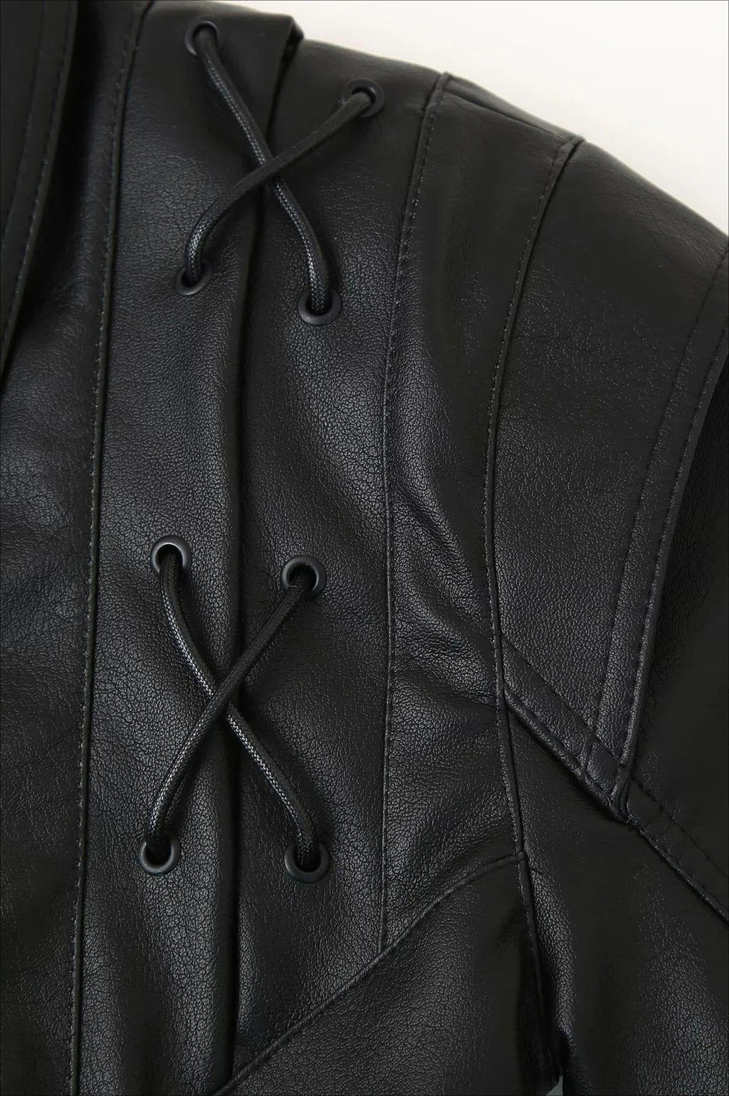 Zyra Biker Vegan Leather Jacket