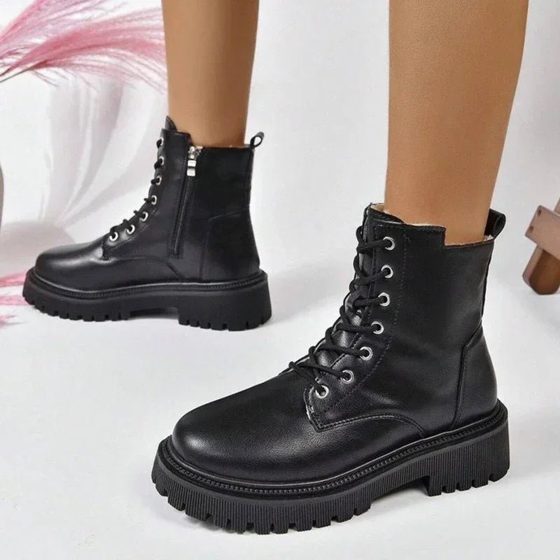 Angela Plush Ankle Boots