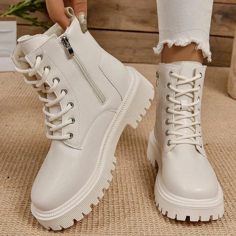 Angela Plush Ankle Boots