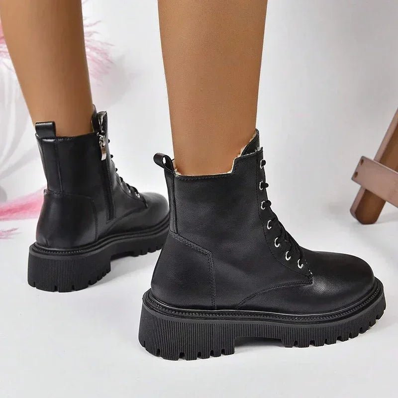 Angela Plush Ankle Boots