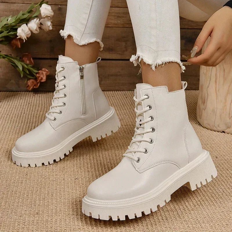 Angela Plush Ankle Boots