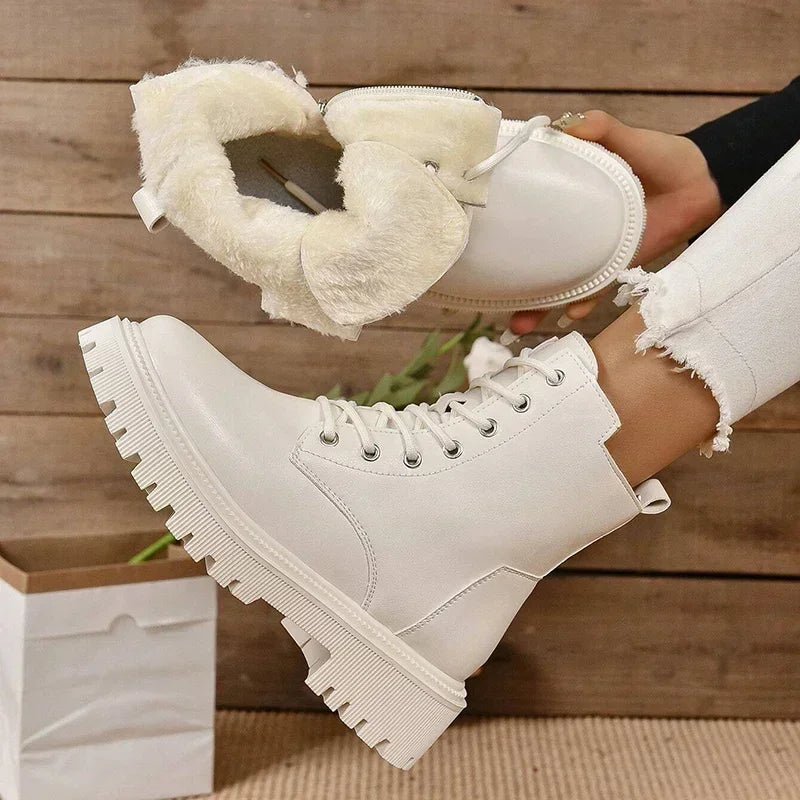 Angela Plush Ankle Boots
