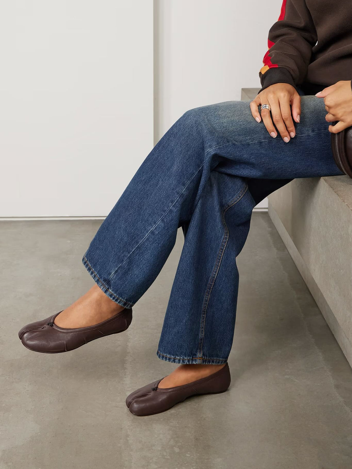 Bianca Split-Toe Vegan Leather Mules