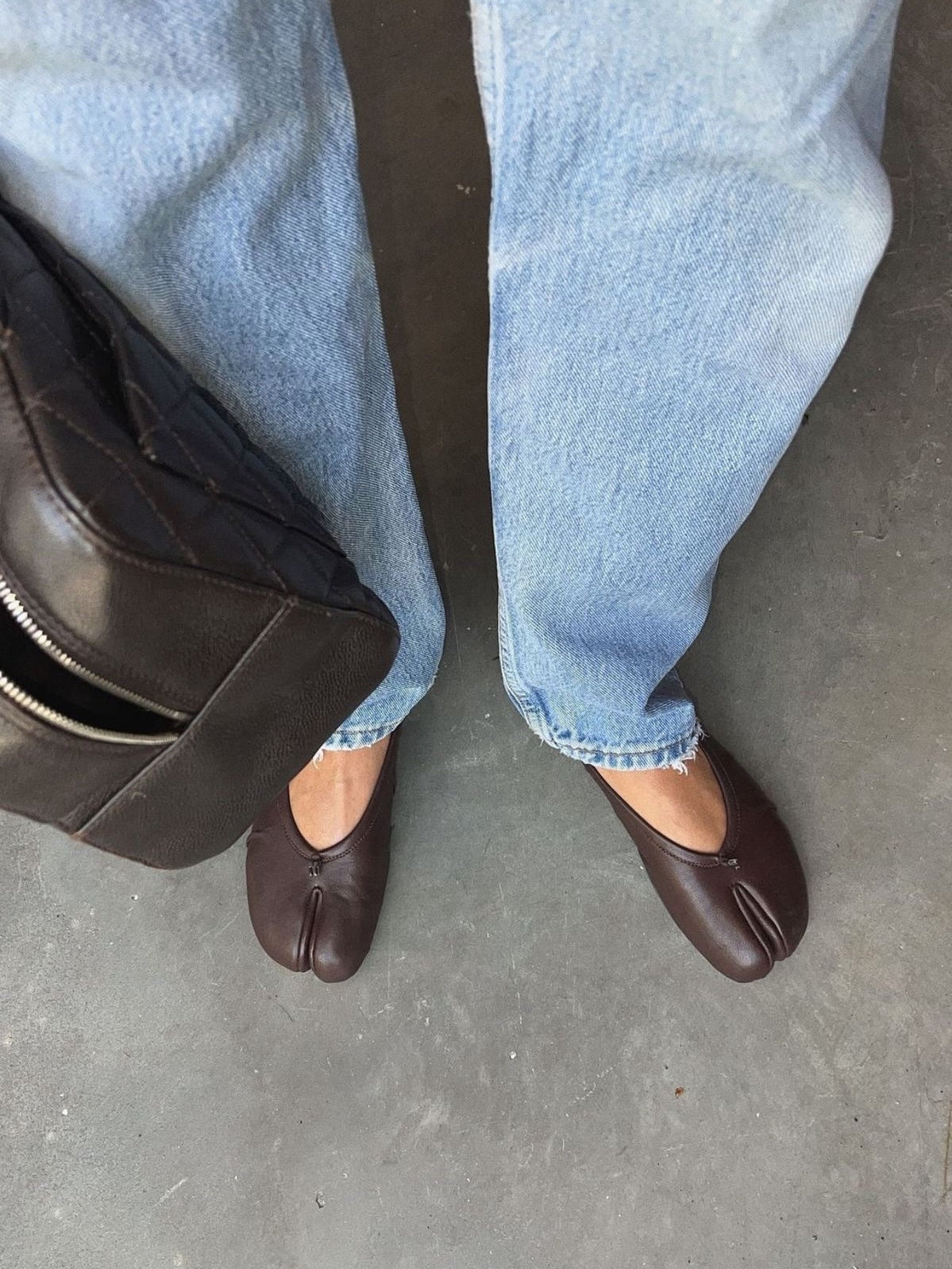Bianca Split-Toe Vegan Leather Mules