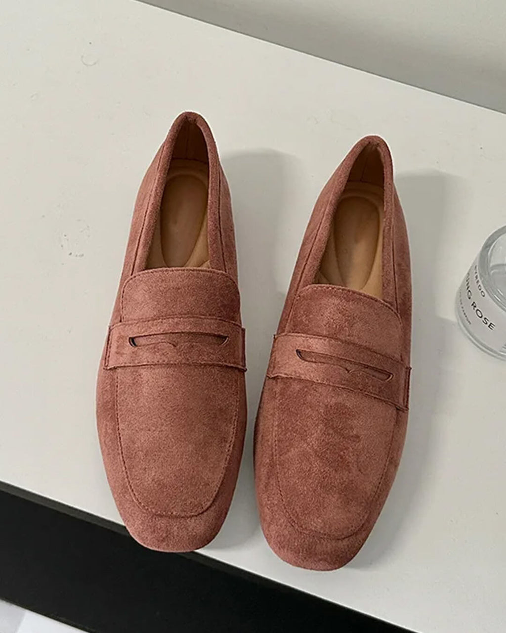 Adira Faux Suede Slip-On Loafers