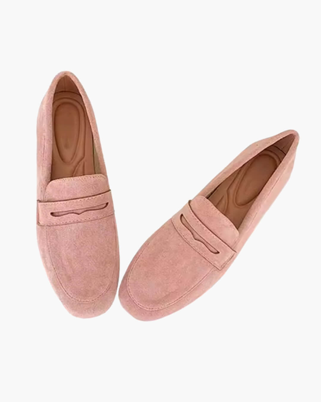 Adira Faux Suede Slip-On Loafers