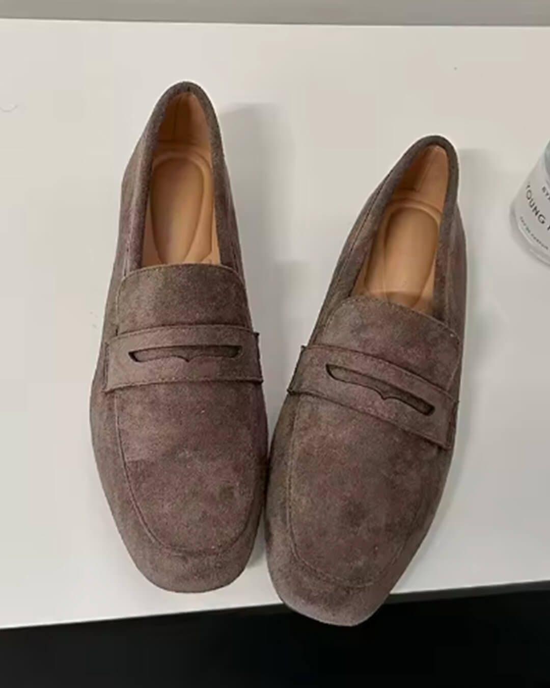 Adira Faux Suede Slip-On Loafers