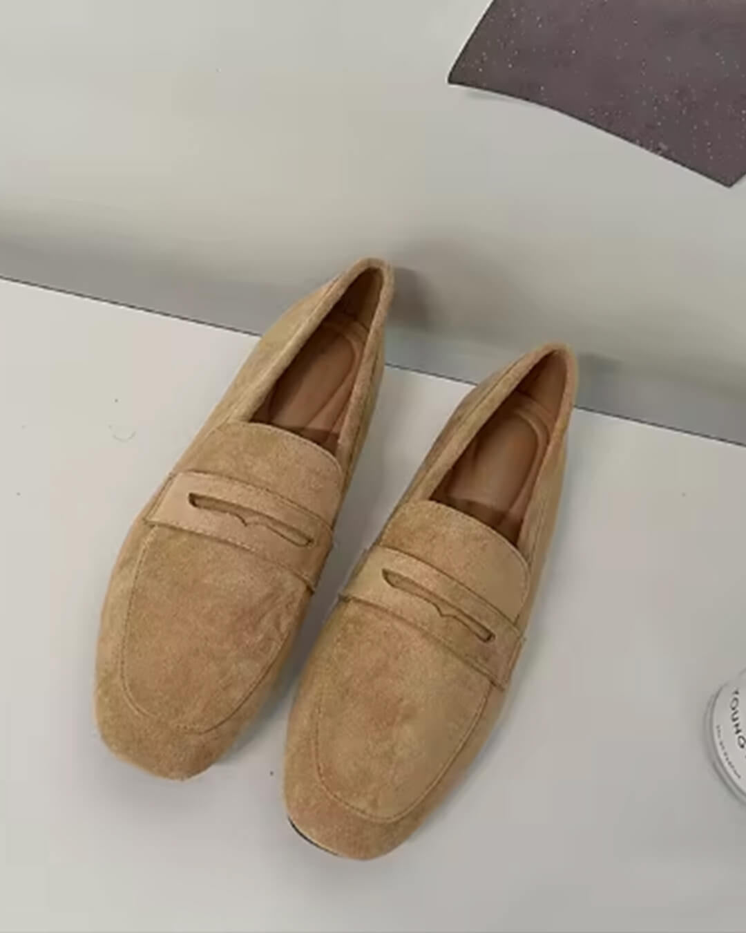 Adira Faux Suede Slip-On Loafers