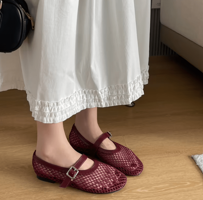 Margaux Mesh Ballet Flats