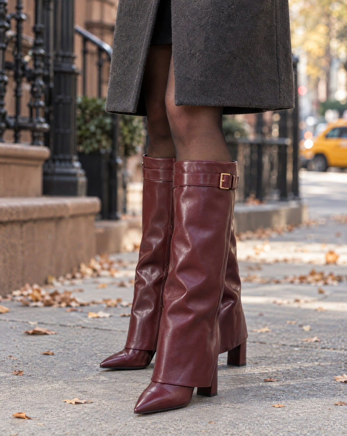 Vera Fold-Over Knee-High Boots