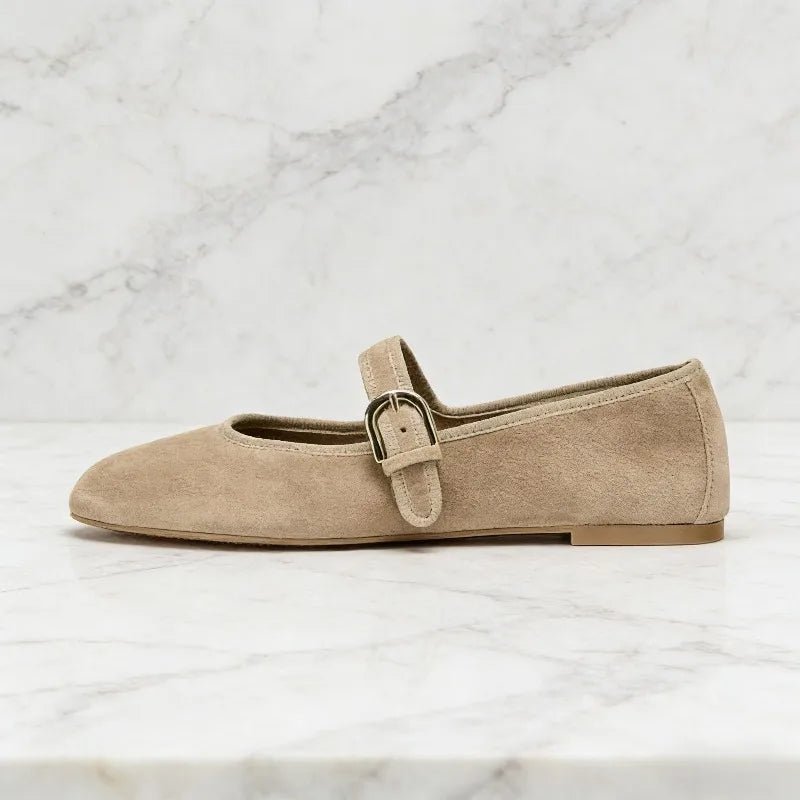 Morgana Faux Suede Ballet Flats