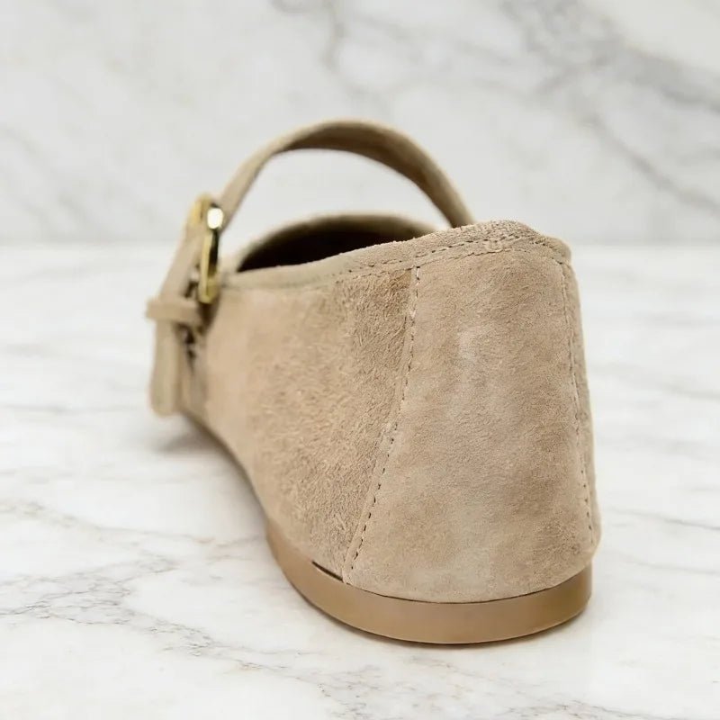 Morgana Faux Suede Ballet Flats