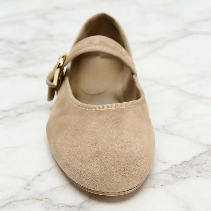 Morgana Faux Suede Ballet Flats