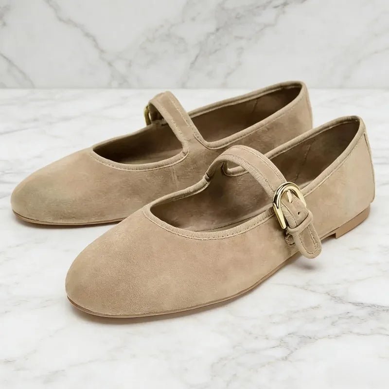 Morgana Faux Suede Ballet Flats