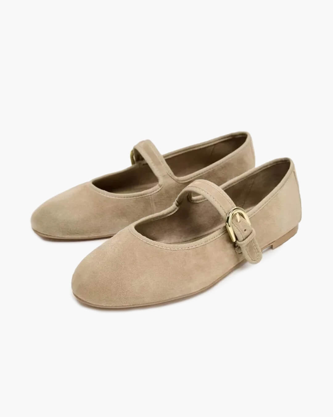 Morgana Faux Suede Ballet Flats
