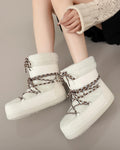 Natalie Lace Up Snow Boots