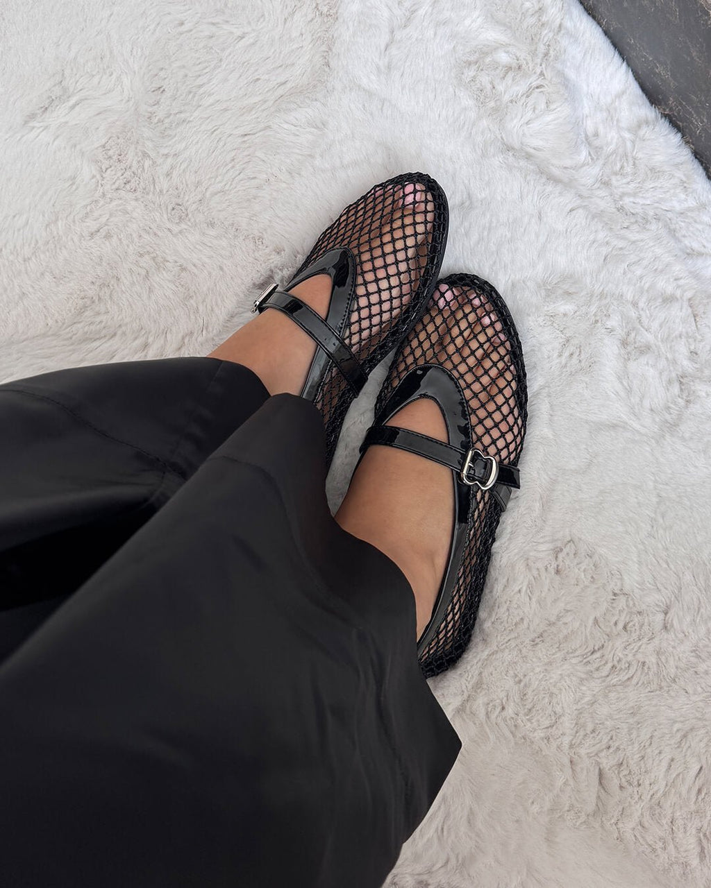 Margaux Mesh Ballet Flats