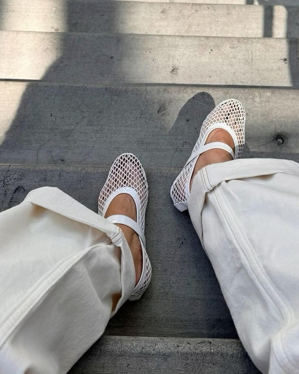 Margaux Mesh Ballet Flats