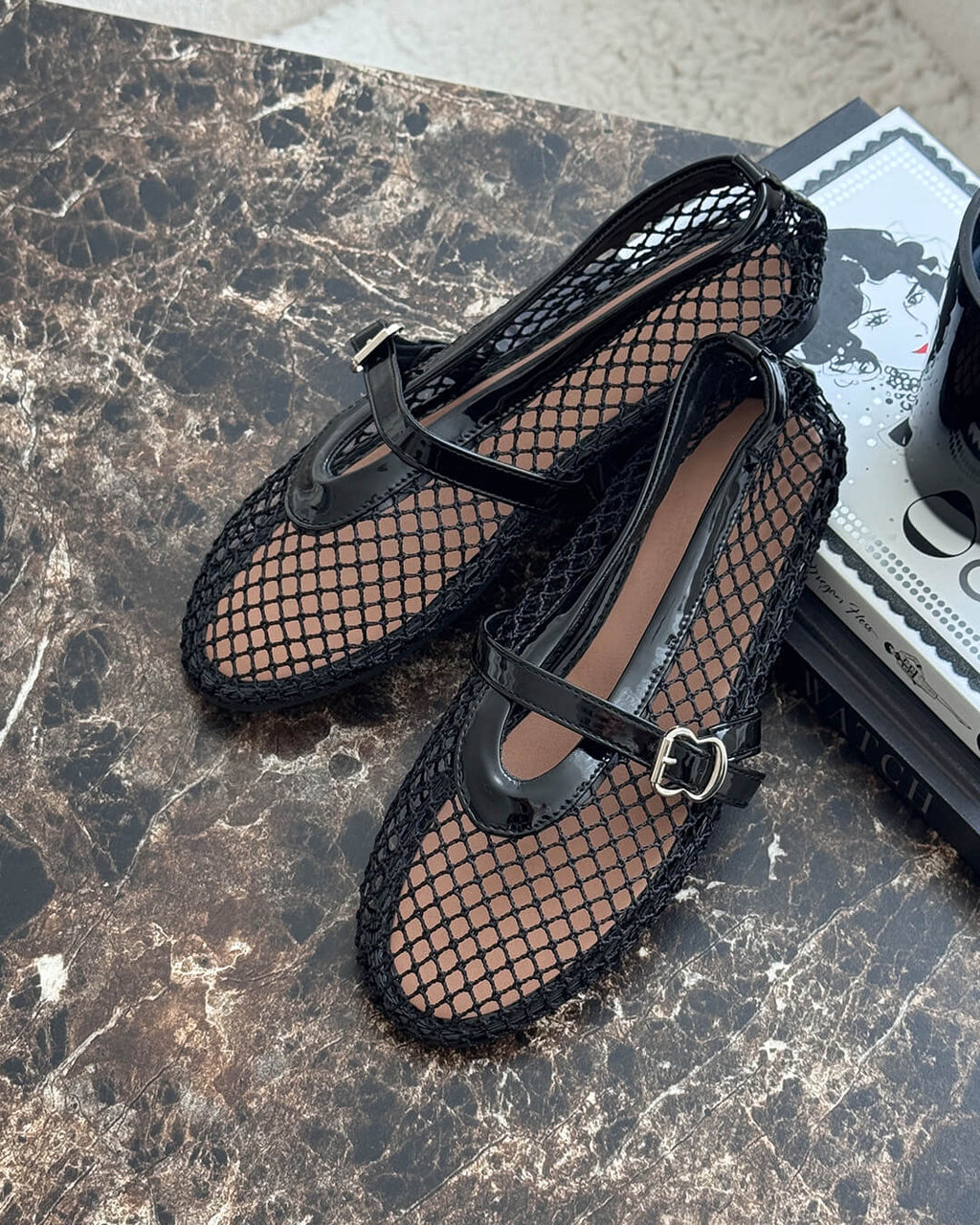 Margaux Mesh Ballet Flats