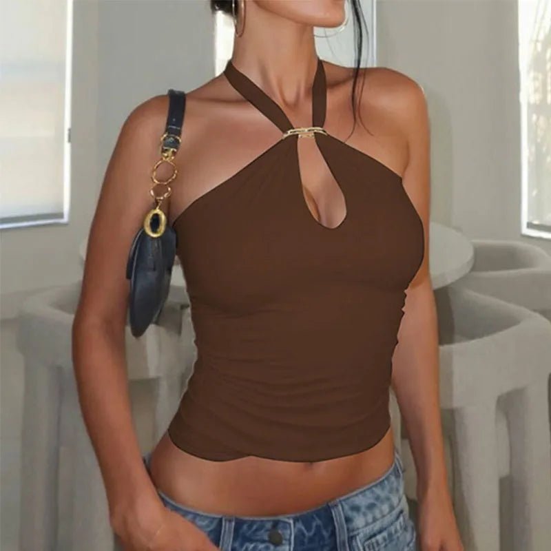 Miranda Backless Bandage Crop Top