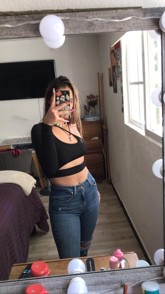 Celeste Asymmetrical Cut-Out Crop Top