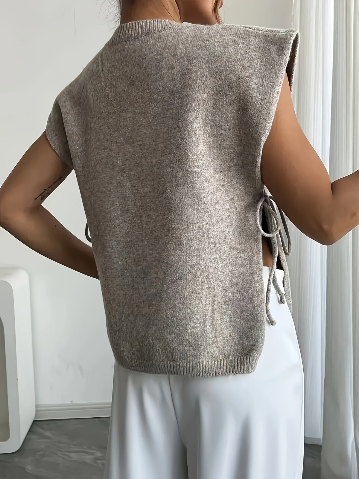 Clara Side Tie Knitted Top