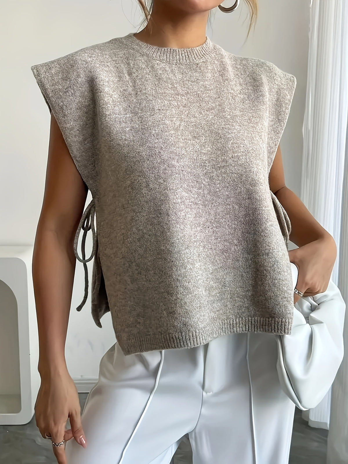 Clara Side Tie Knitted Top