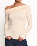 Glenda Asymmetrical Off Shoulder Top