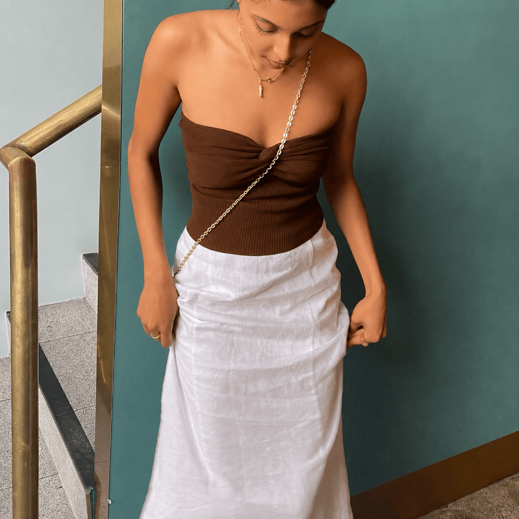 Iris Strapless Off Shoulder Top
