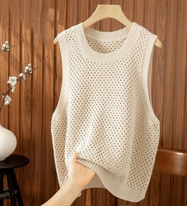 Jamilla Hollow Knit Tank Top