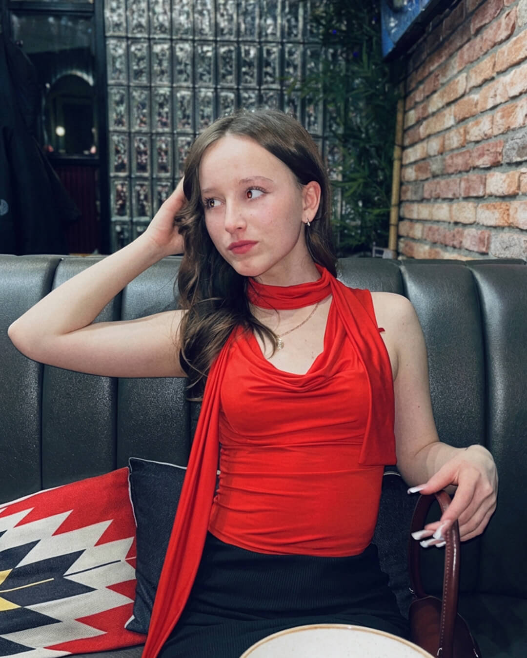 Lydia Neck Tie Up Sleeveless Top