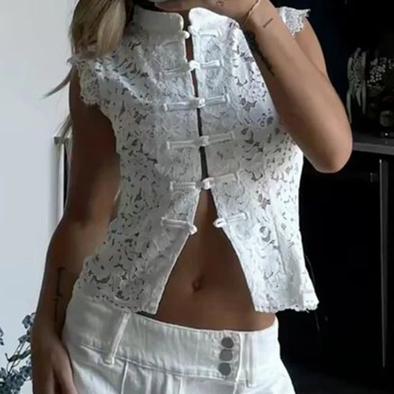 Odessa Sleeveless Lace Top
