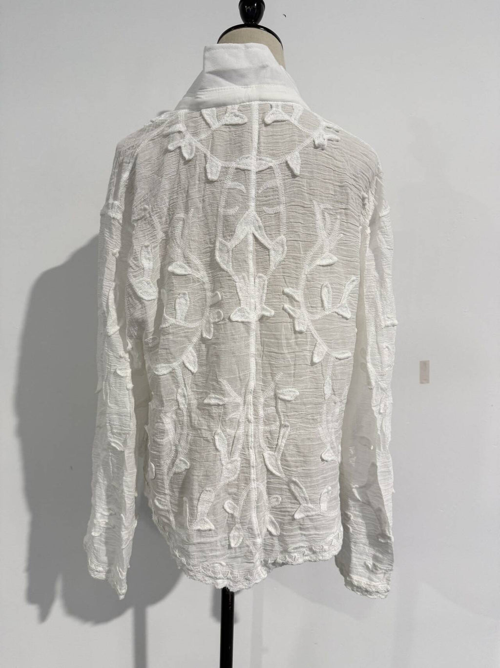 Tina Long Sleeve Embroidered Blouse