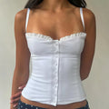 Viviana Lace Patchwork Corset Top